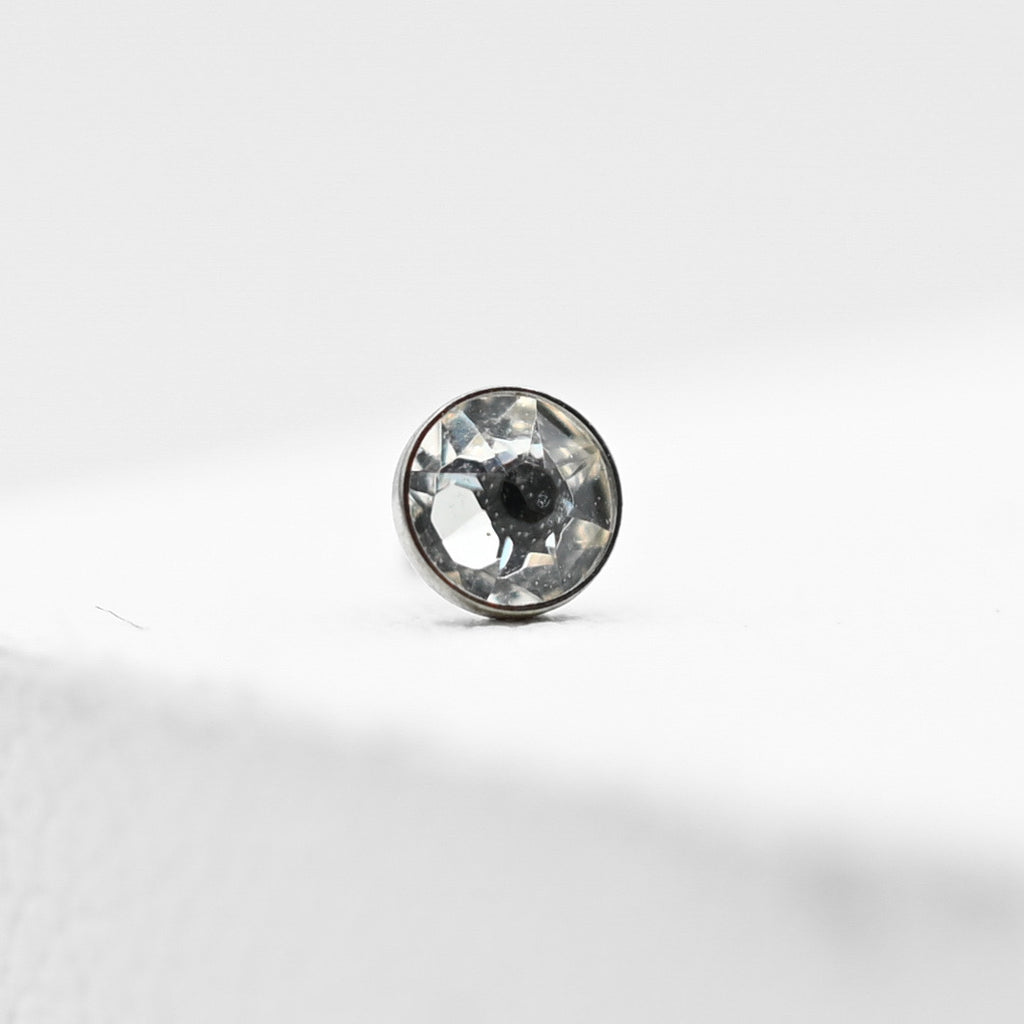 Titanium Flat-Backed Gem by People's Jewelry