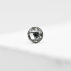 Titanium Flat-Backed Gem by People's Jewelry