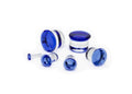 Pair of Translucent Blue CFP from Glasswear Studios