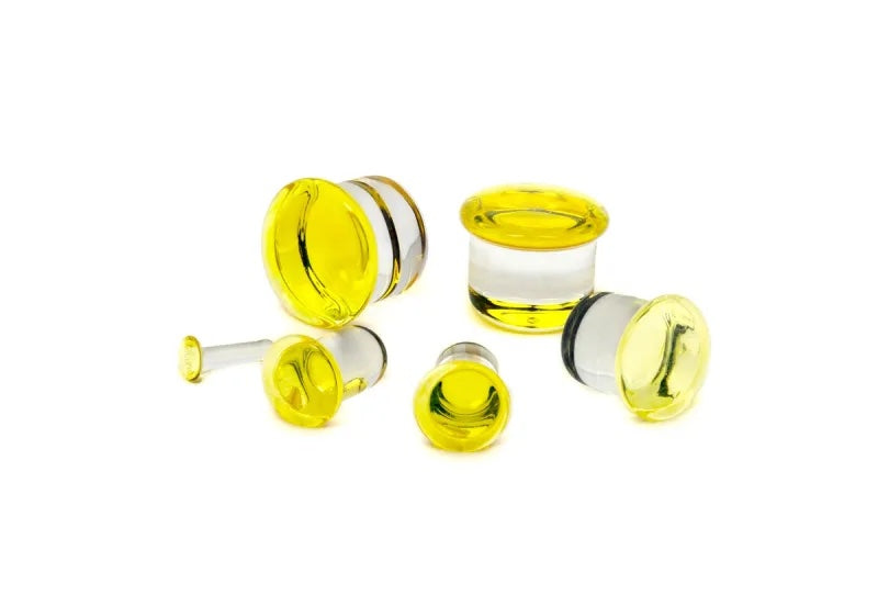 Pair of Yellow CFP from Glasswear Studios