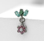 Marquise Fan with Flower Dangle by Industrial Strength