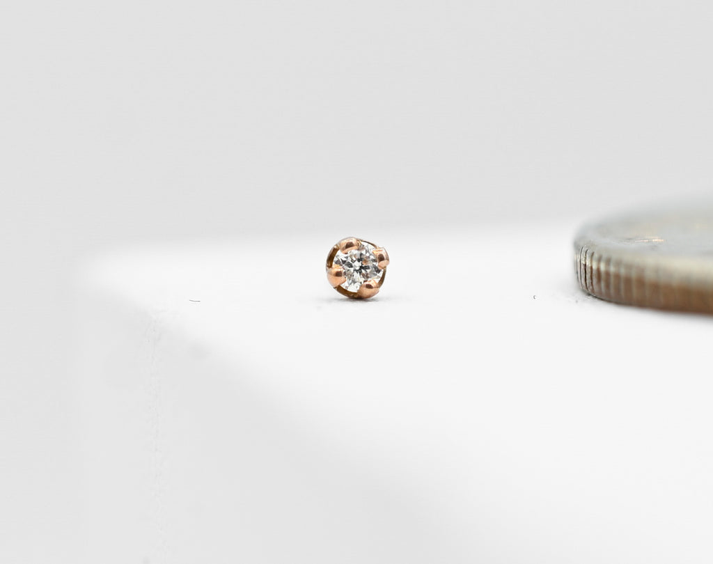 Prong-Set Diamond by Body Gems