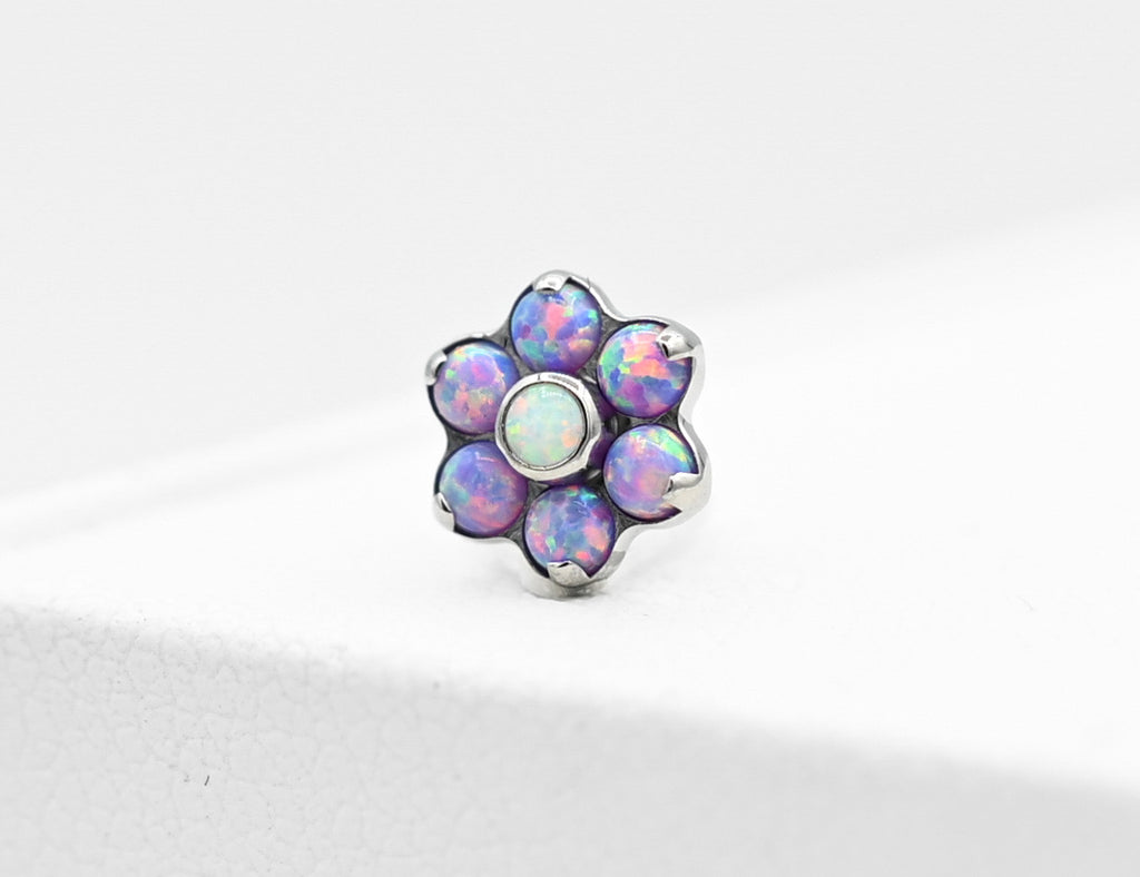16g Threaded Flower #5 (2mm Gems) by Industrial Strength