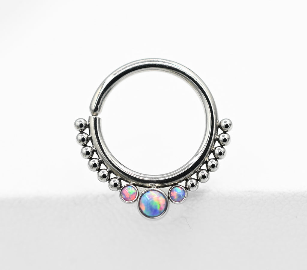 Titanium Samaya Haute Couture Seam Ring (HSMR-F) by Leroi