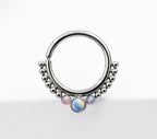 Titanium Samaya Haute Couture Seam Ring (HSMR-F) by Leroi