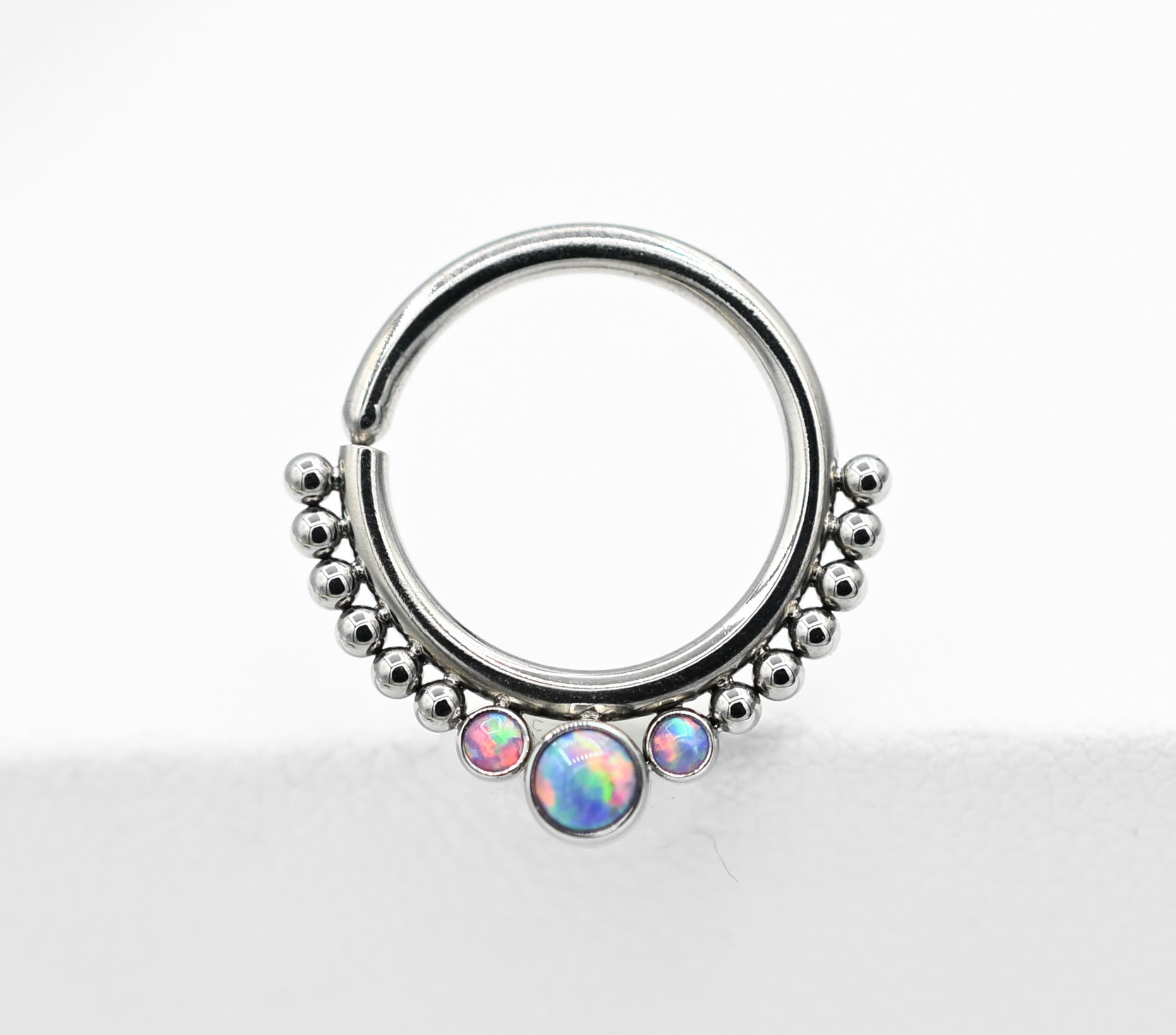 Titanium Samaya Haute Couture Seam Ring (HSMR-F) by Leroi