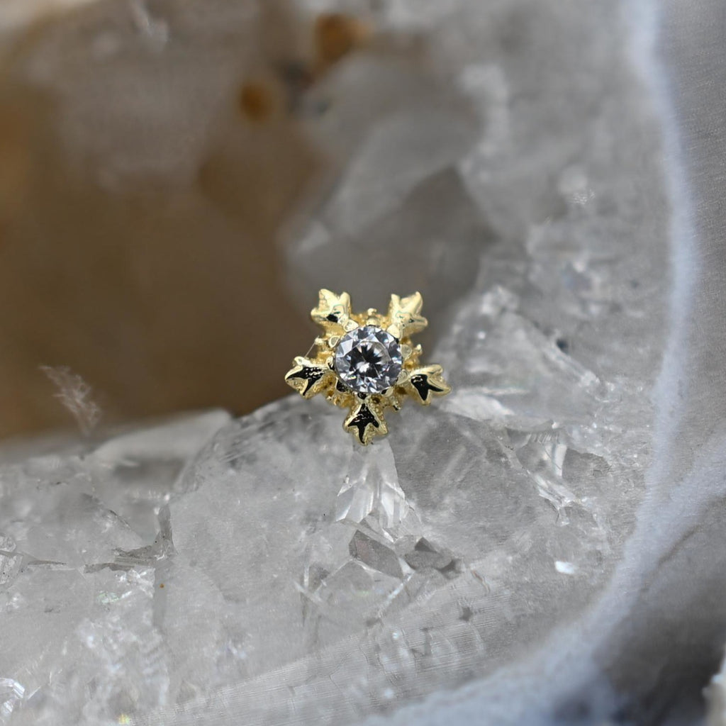 Winterglow Snowflake by Anatometal