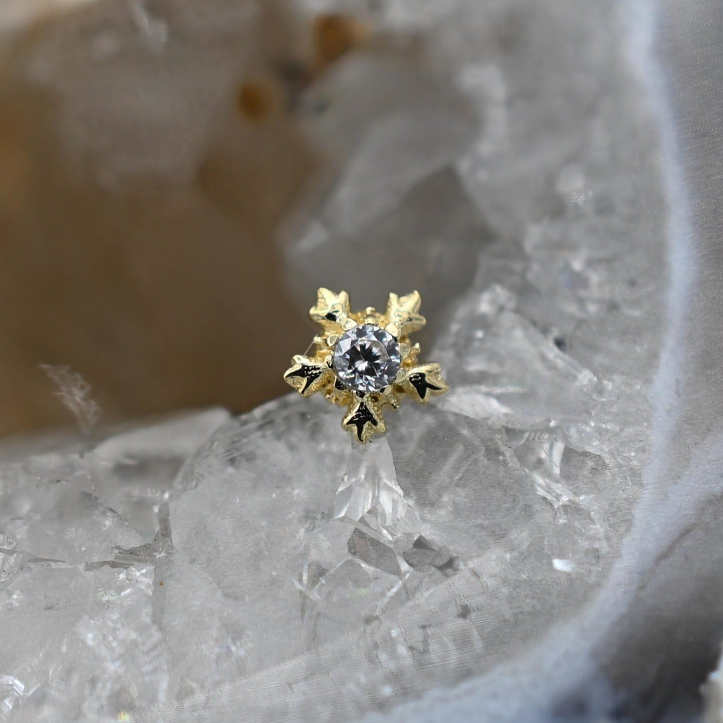 Winterglow Snowflake by Anatometal