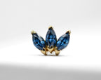 Triple Marquise Fan Color CZ by Junipurr