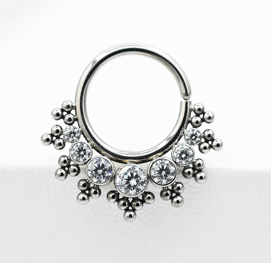 Titanium Sevil Haute Couture Seam Ring (HSMR-E) by LeRoi