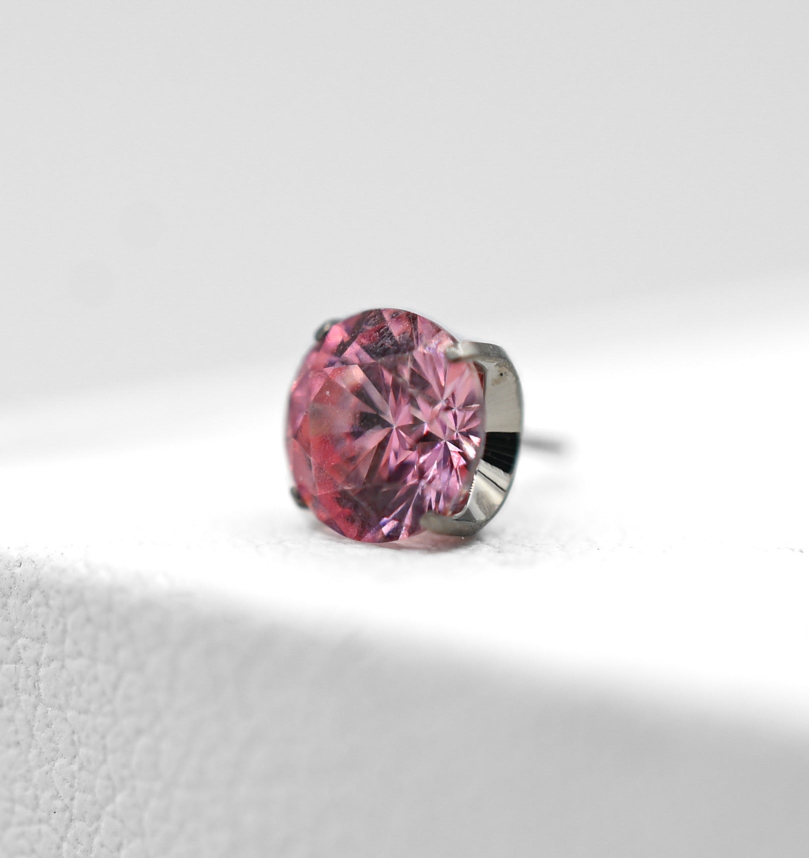 Pink CZ Prong by NeoMetal