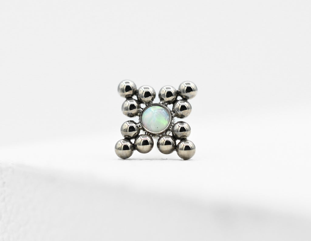 Haute Couture Single Bezel with Beaded Accents (17HT) by LeRoi