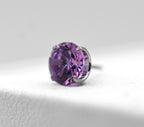 Fancy Purple CZ Prong by NeoMetal