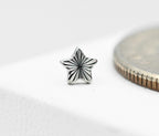 Titanium Laser Star by Junipurr