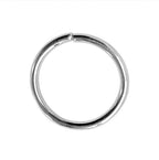 18g White Gold Seam Ring