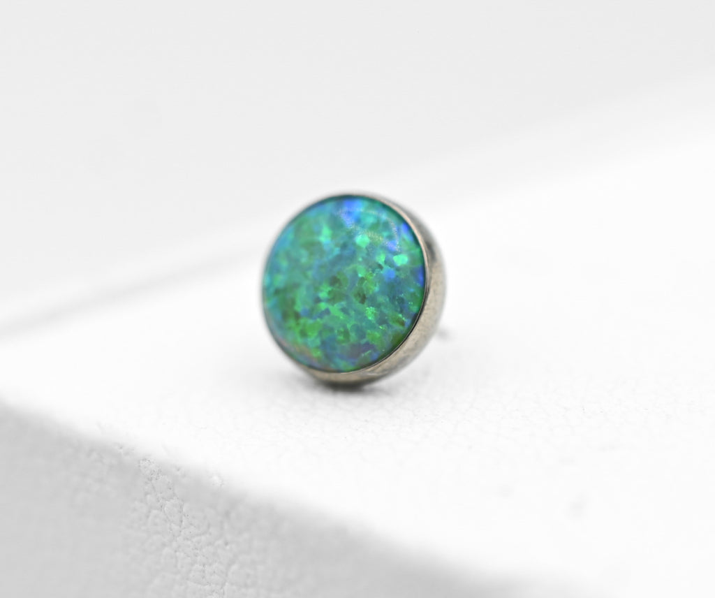 Lime Green Opal Cabochon by NeoMetal