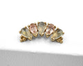 5-Gem Labradorite & Sunstone Pear Panaraya by BVLA