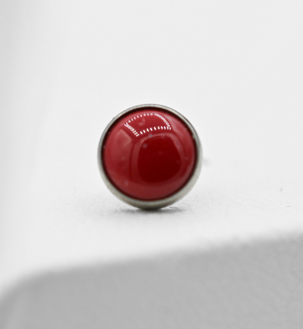Red Coral Cabochon by NeoMetal
