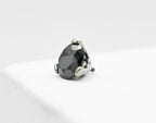 Prong Brilliant Cut 6mm CZ Threaded End