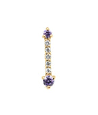 Hannah (Amethyst CZ) by Mushroom Body Jewelry