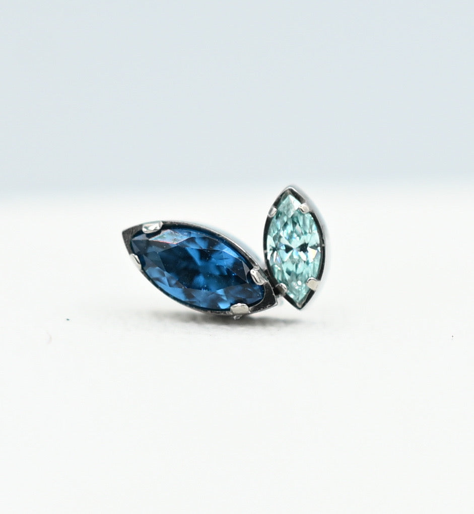 Marquise Duo Titanium End by Anatometal
