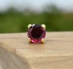 Tiffany Prong with Colored CZ by Anatometal