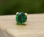 Tiffany Prong with Colored CZ by Anatometal