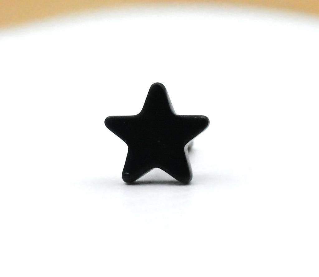 Matte Black Star by Black Forest Jewelry