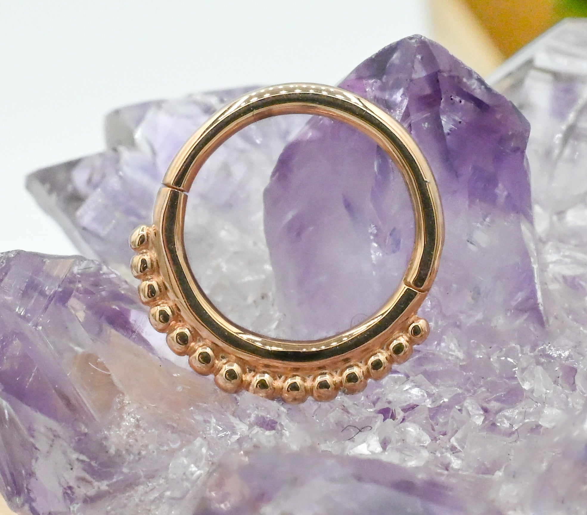 Gold Beaded Clicker by Junipurr