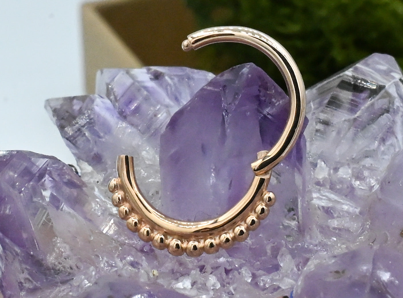 Gold Beaded Clicker by Junipurr