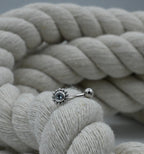Beaded Choctaw (White Gold/Swiss Blue Topaz) by BVLA