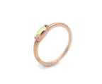 Zuri Mercury Mist Seam Ring by Buddha Jewelry