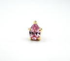 Prong-Set Pear by Anatometal