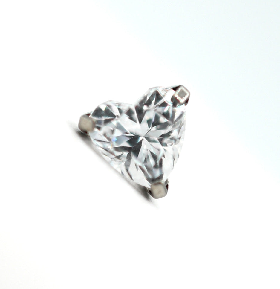 Heart CZ Prong (Limited Edition) by NeoMetal