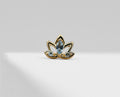 Lotus Flower with Blue Topaz by Umanative