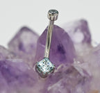 Mini Princess-Cut Navel Curve by Anatometal (ALL COLORS)