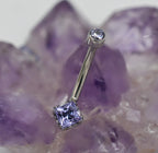 Mini Princess-Cut Navel Curve by Anatometal (ALL COLORS)