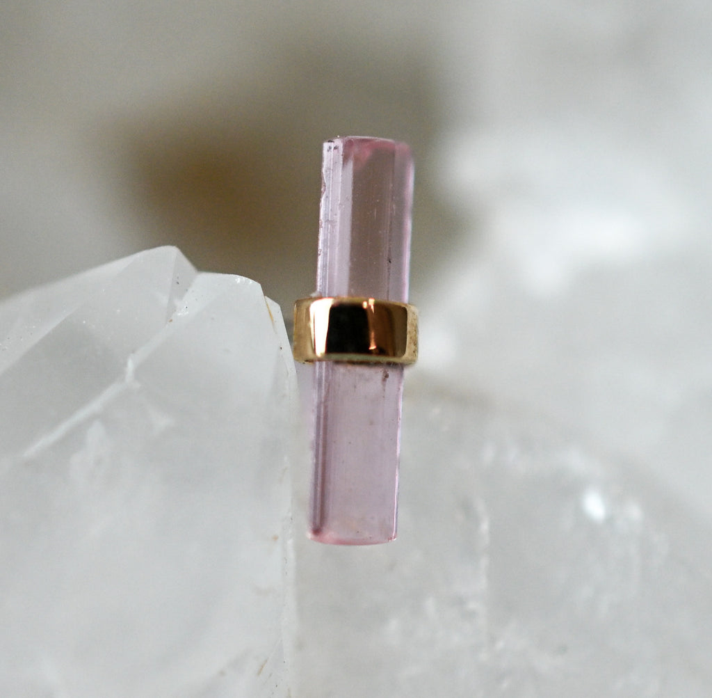Small Bound by Love (Pink Tourmaline) by Quetzalli Jewelry