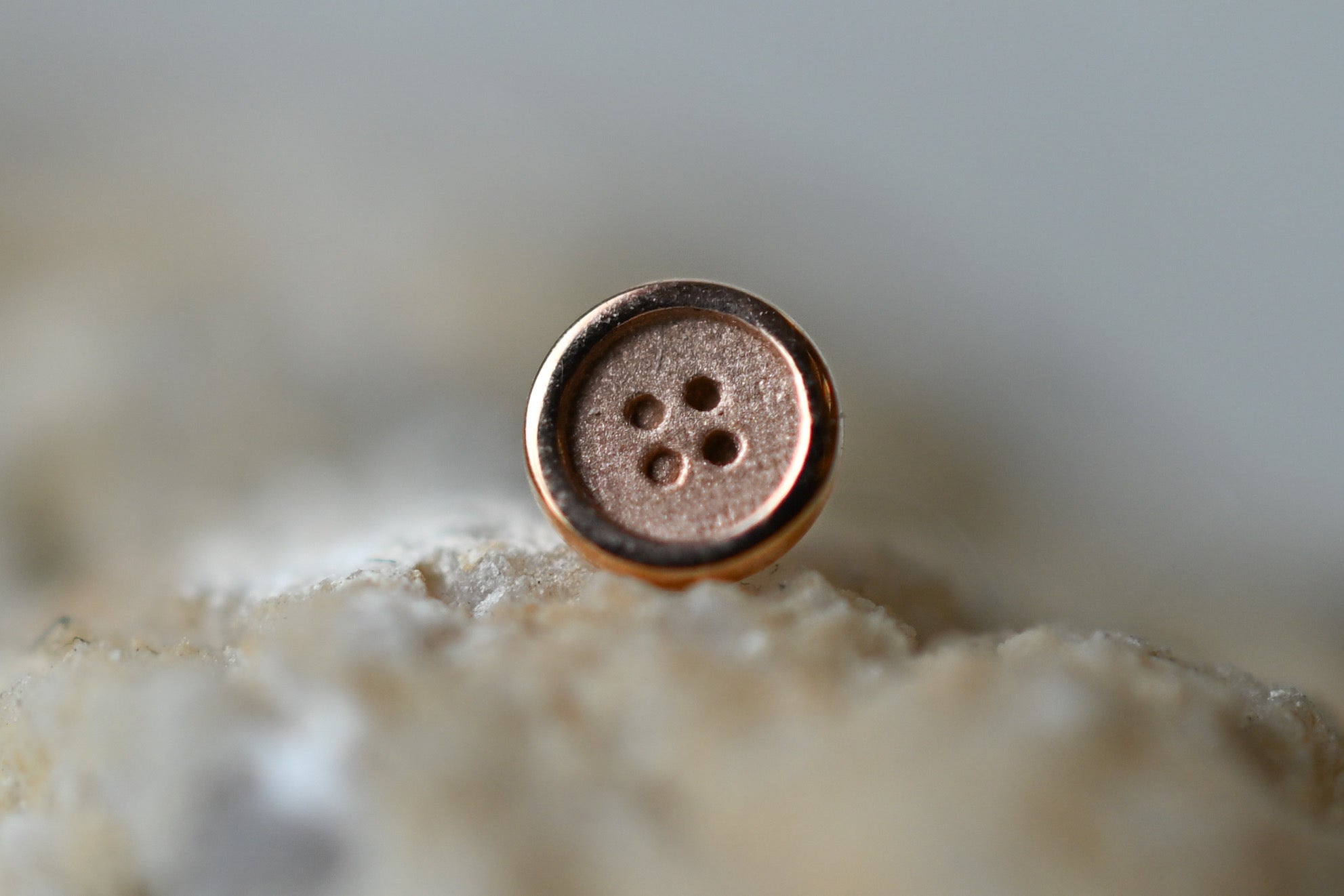 Threadless Sandblasted Button by BVLA