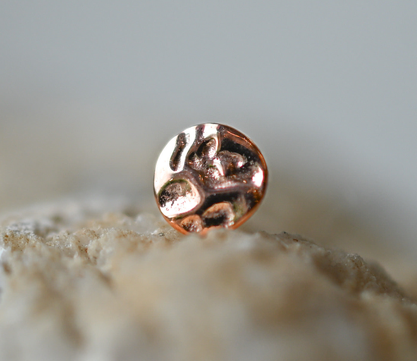 Hammered "Moon" Disk by Buddha Jewelry