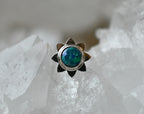 Titanium Sun Cabochon Ends by NeoMetal