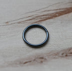 Black Niobium Seam Ring