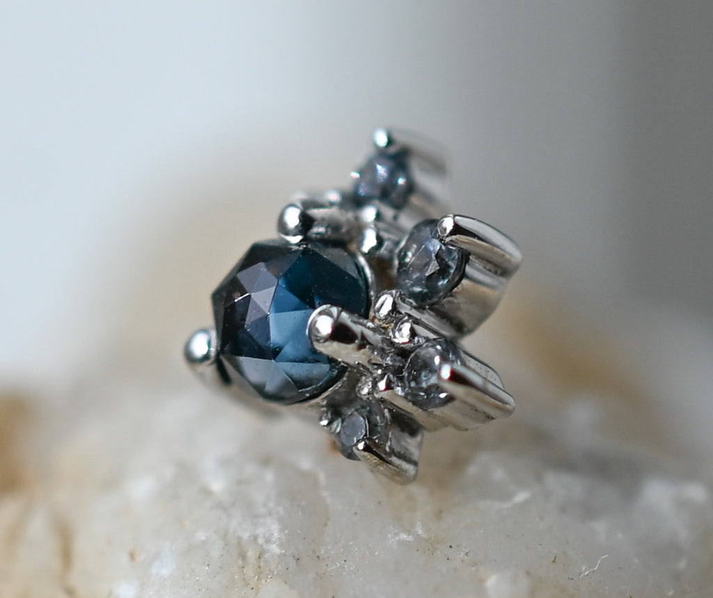 Anaya - London Topaz With Grey Sapphire by BVLA
