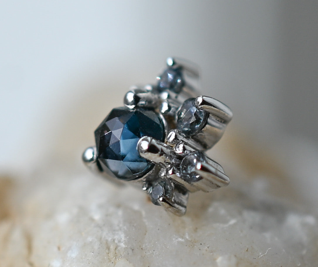 Anaya - London Topaz With Grey Sapphire by BVLA