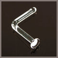 18g glass retainers by Glasswear Studios