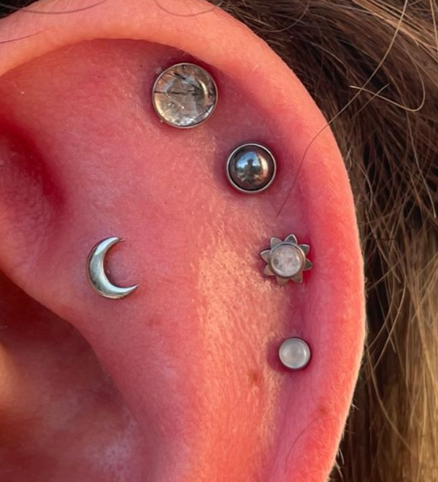 Hematite Cabochon People's Jewelry