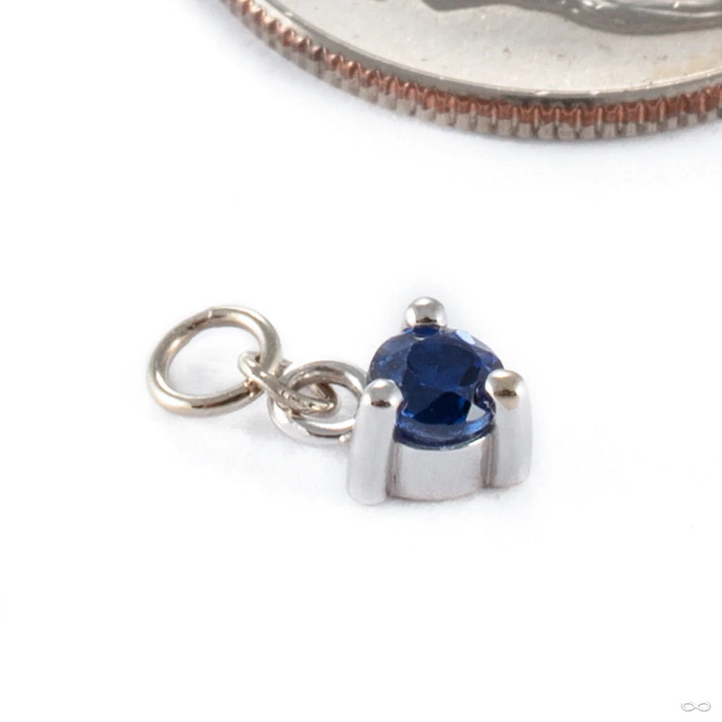 Blue Sapphire "Sin Fin" Charm by Hialeah Fine Jewelry