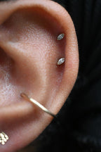 Titanium Single Marquise by Anatometal (ALL COLORS)