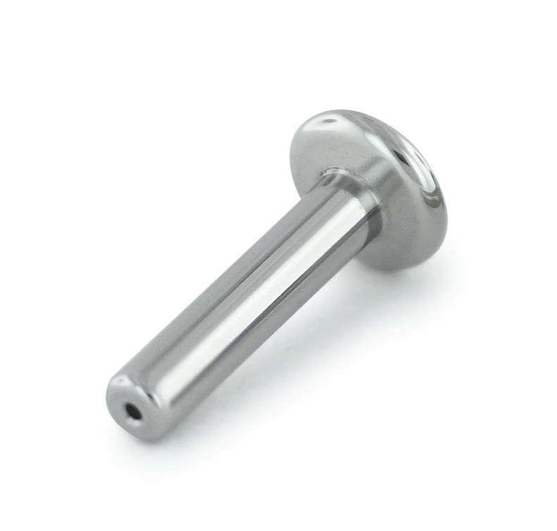 16g Threadless Titanium Labret (All Disk Sizes + Ball-Backs)