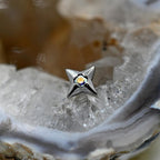 Titanium Polaris Gem Star by Anatometal